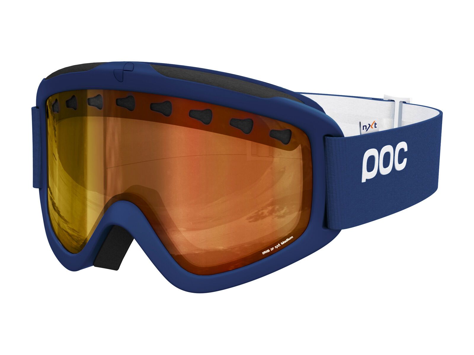 POC Iris 3P, dark blue/Lens: red mirror - Bild 1