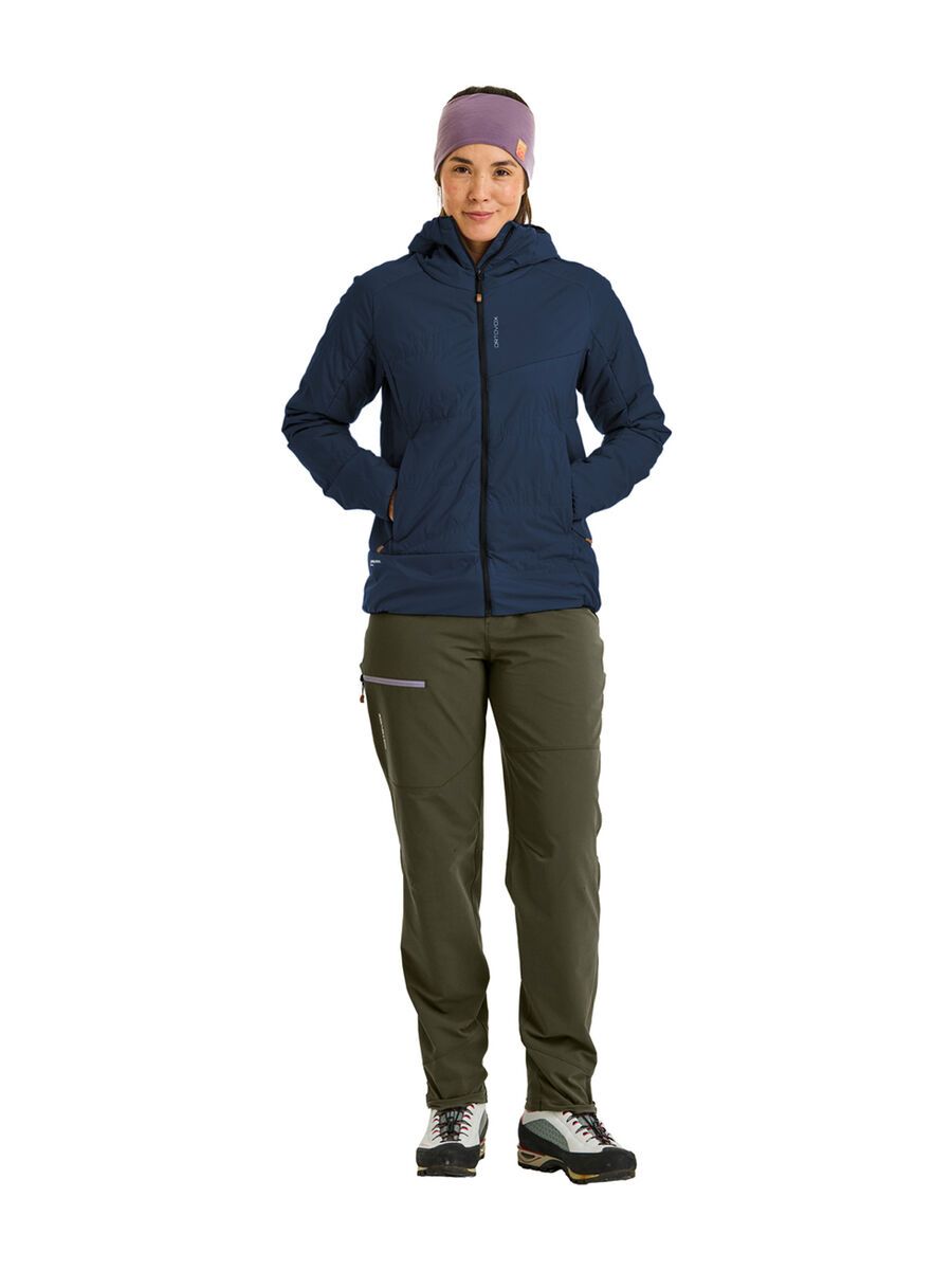 Ortovox Swisswool Piz Duan Jacket W, blue nunatak - Bild 3