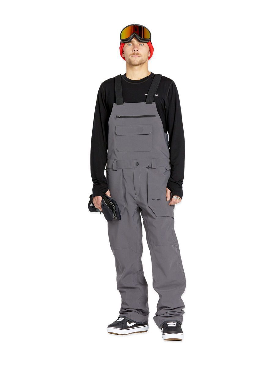 Volcom Roan Bib Overall, charcoal - Bild 8