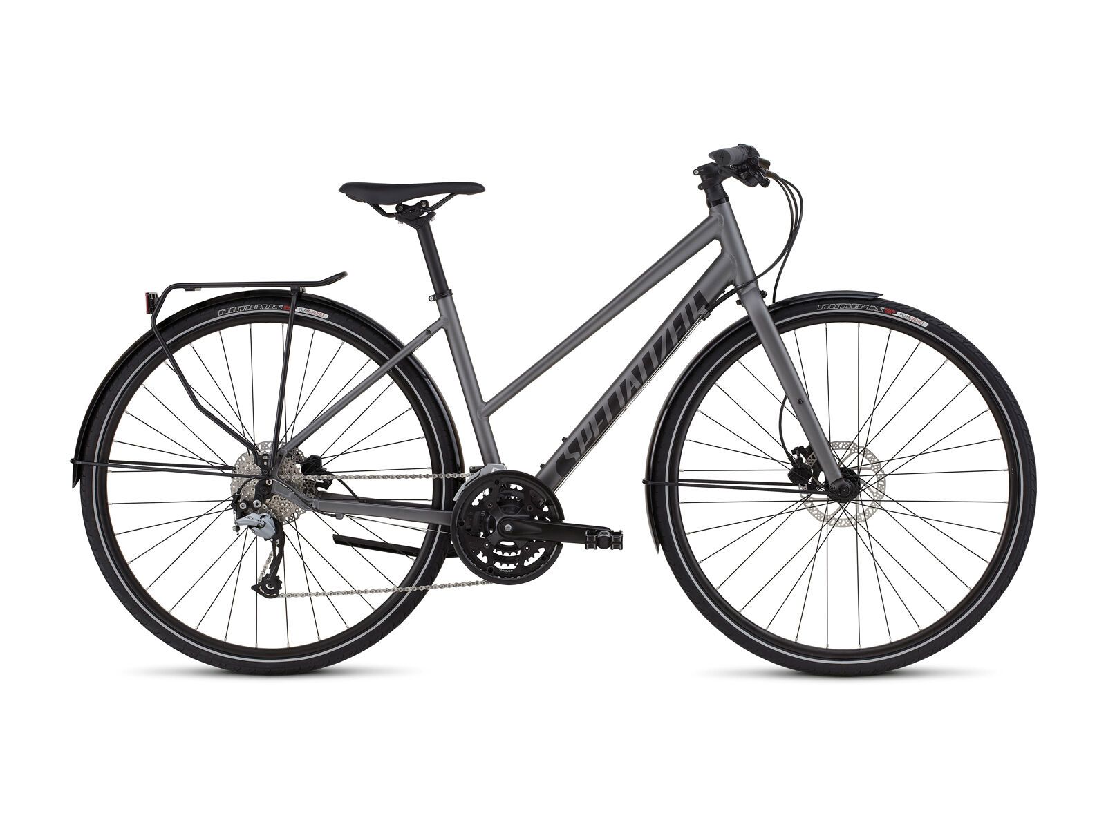 Specialized Source Sport Disc Step Through, satin charcoal/black - Bild 1