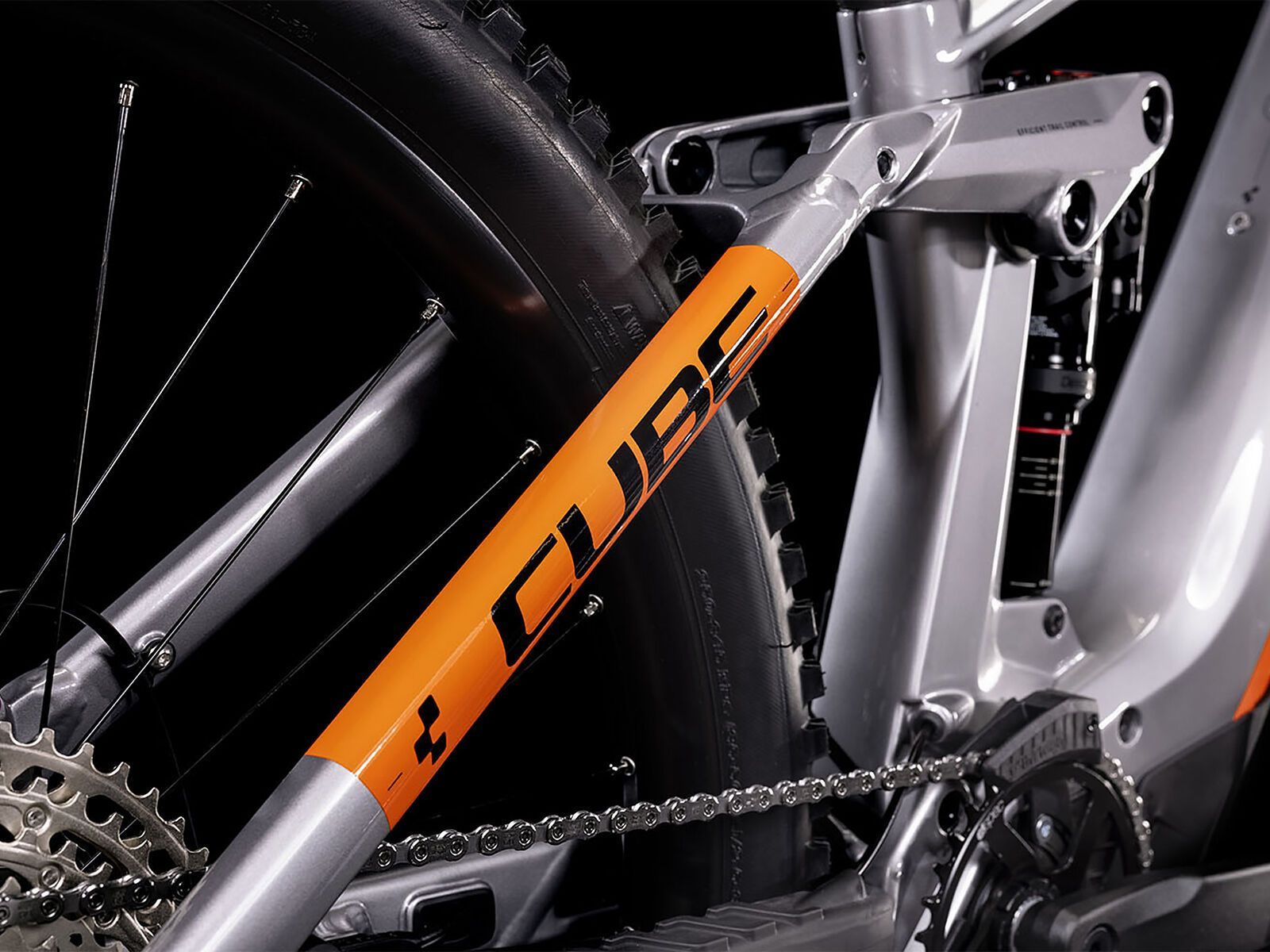 Cube Stereo Hybrid 160 HPC SL 625 27.5, polarsilver´n´orange - Bild 5