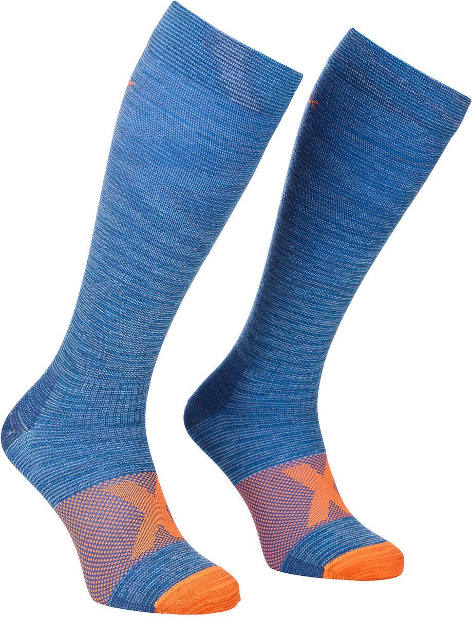 Ortovox Tour Compression Long Socks M, safety blue - Bild 1