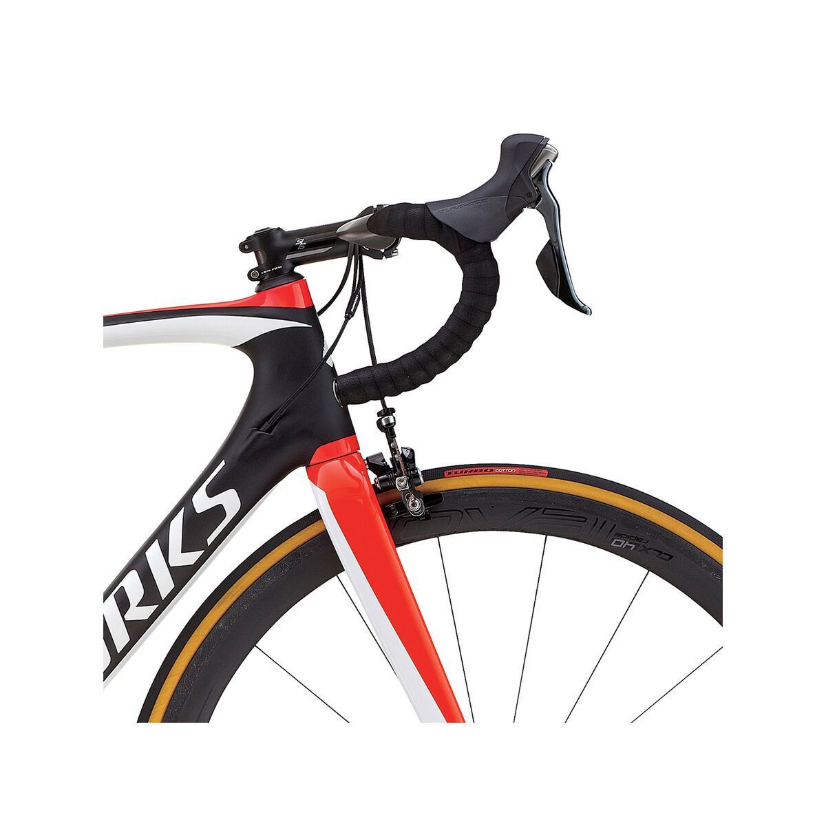 Specialized S-Works Tarmac Dura Ace, satin carbon/gloss rocket red/white - Bild 5