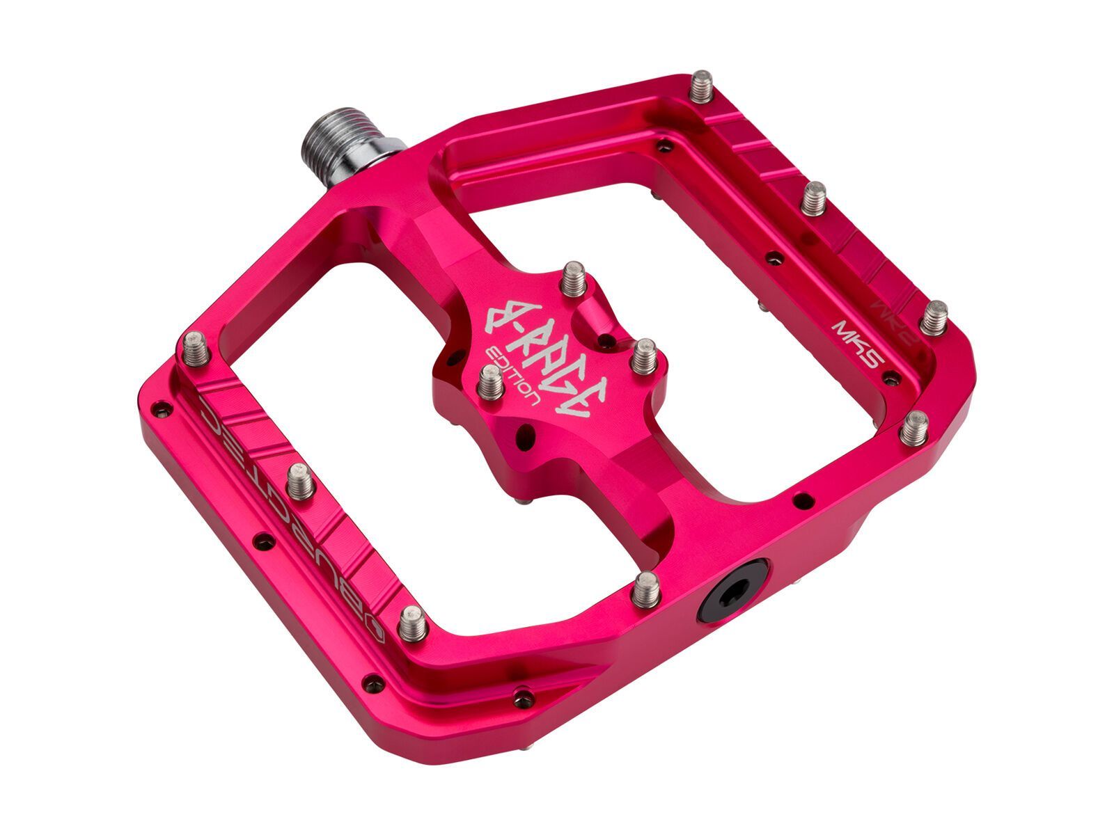 Burgtec Penthouse Flat MK5 Pedals B-Rage Edition, toxic barbie pink - Bild 2