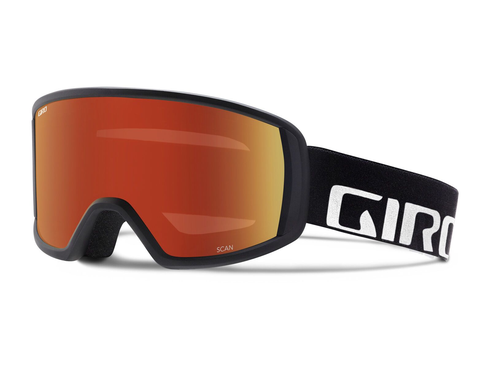 Giro Scan, black wordmark/Lens: amber scarlet - Bild 1