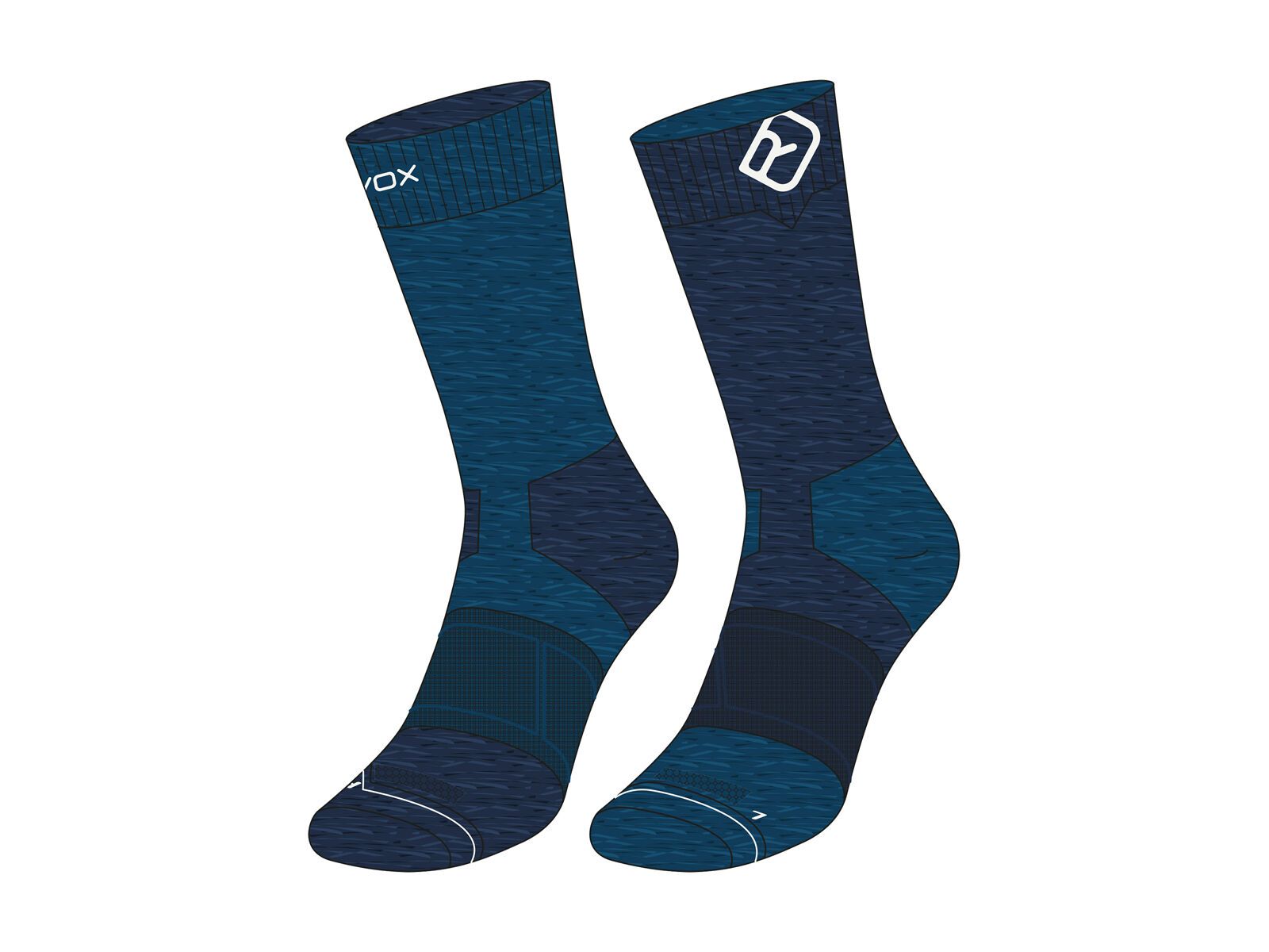 Ortovox Alpine Mid Socks M, deep ocean - Bild 1