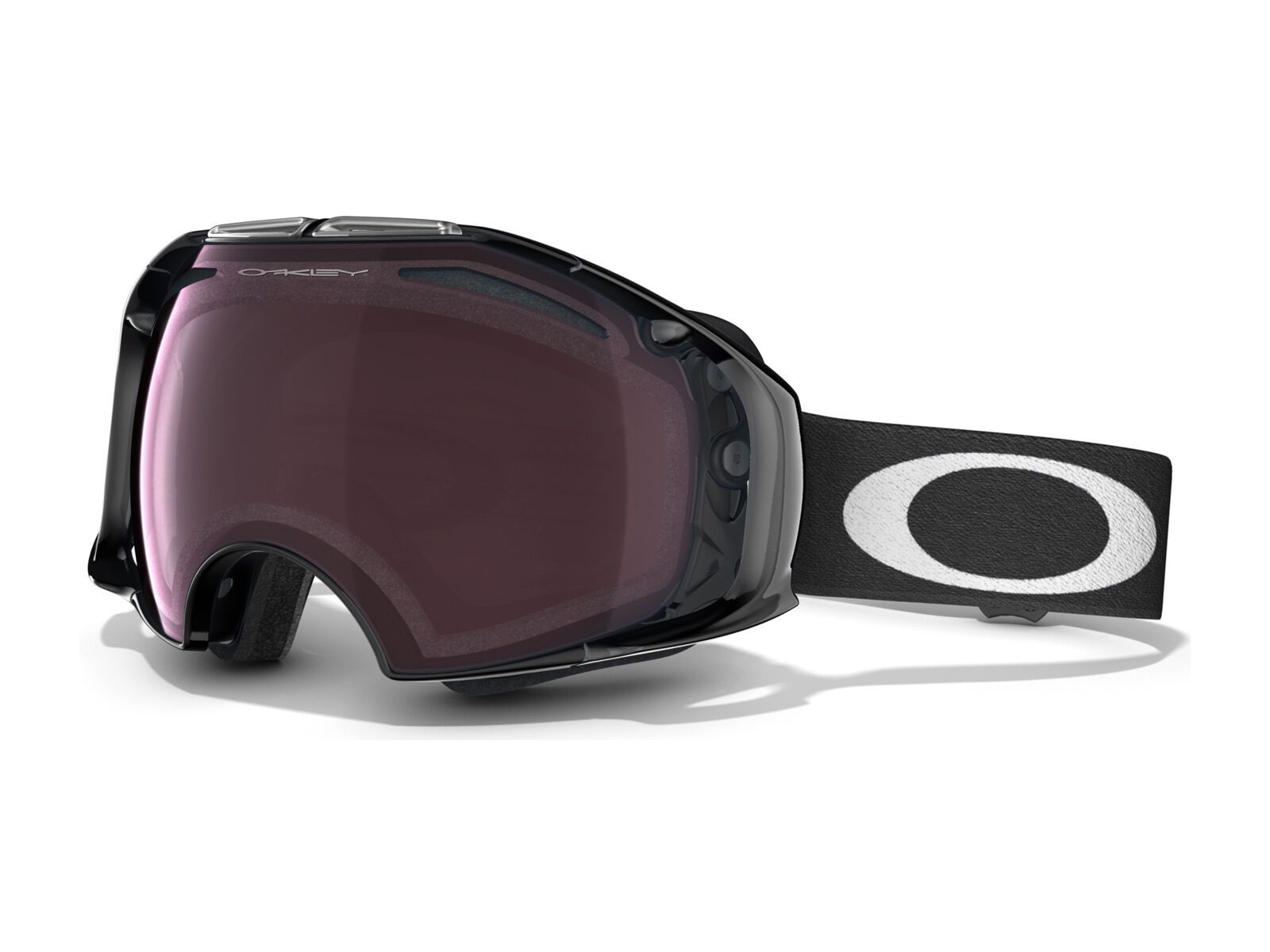 *** 2. Wahl *** Oakley Airbrake, Jet Black/Prizm Rose & Prizm Black Iridium - Skibrille | - Bild 1