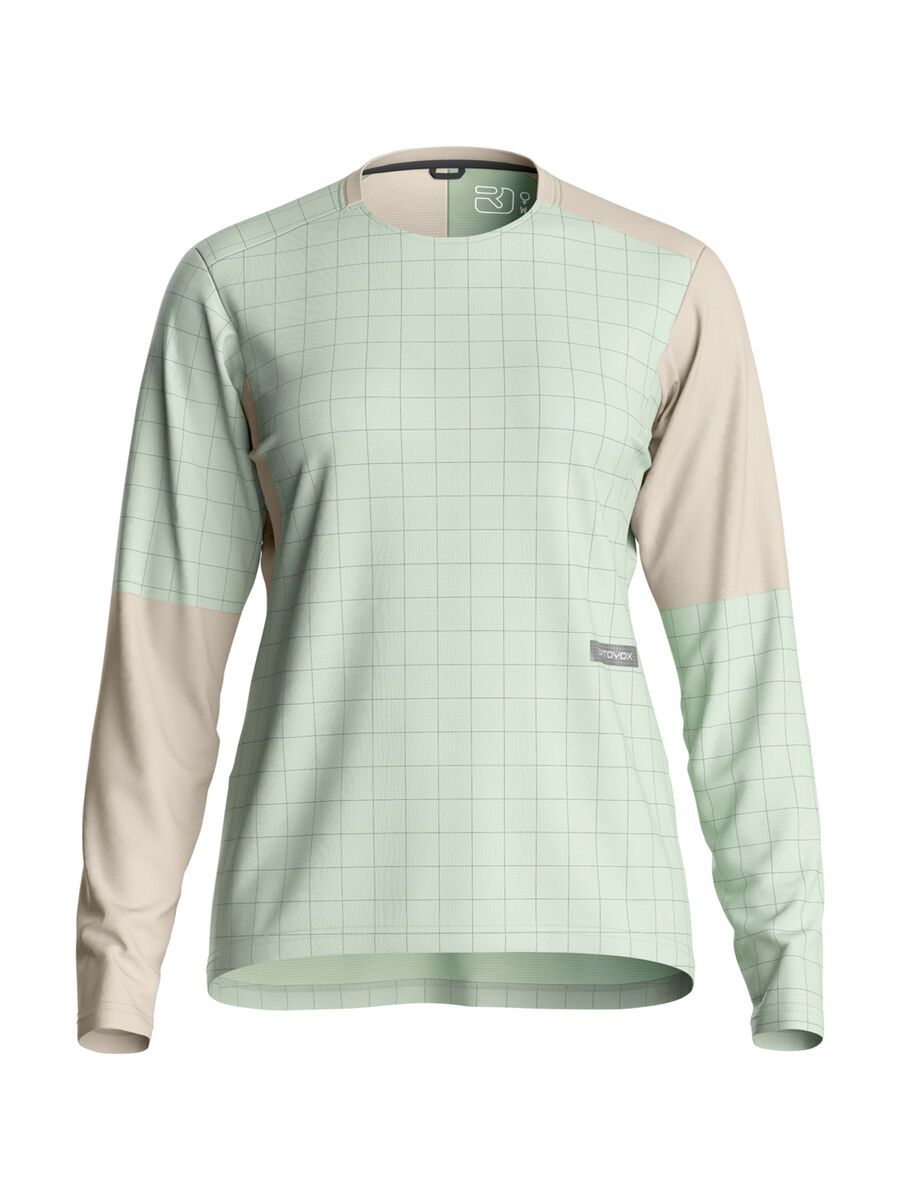 Ortovox Sequence Free Jersey LS W, green acid - Bild 1