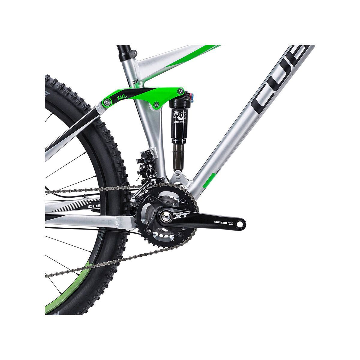 Cube Stereo 140 HPA Race 27.5, metal/green - Bild 3
