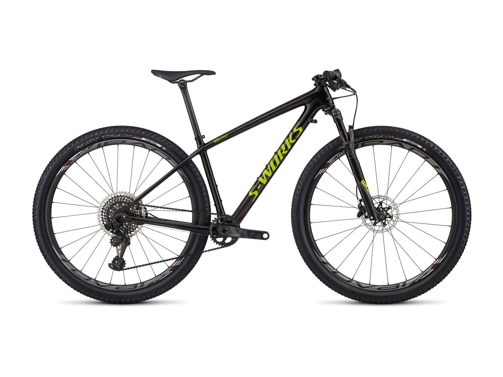 Specialized Woman's S-Works Epic HT Carbon World Cup 29, gloss satin carbon/hyper green/tarmac black - Bild 1