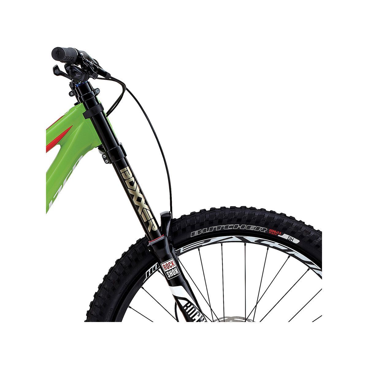 Specialized Demo 8 FSR I 650b, gloss monster green/rocket red/white - Bild 5