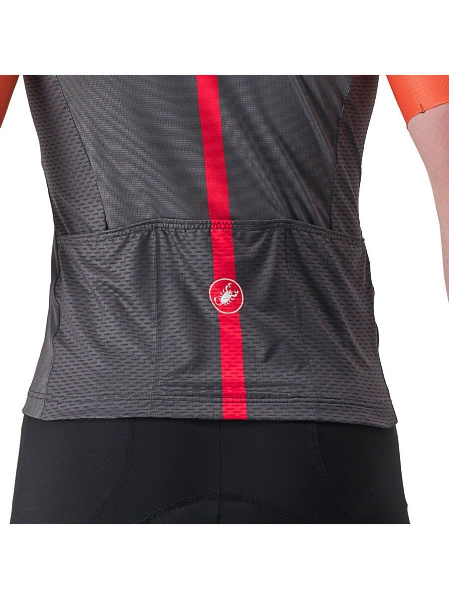Castelli Sezione Jersey, dark gray/black-scarlet ibis - Bild 5