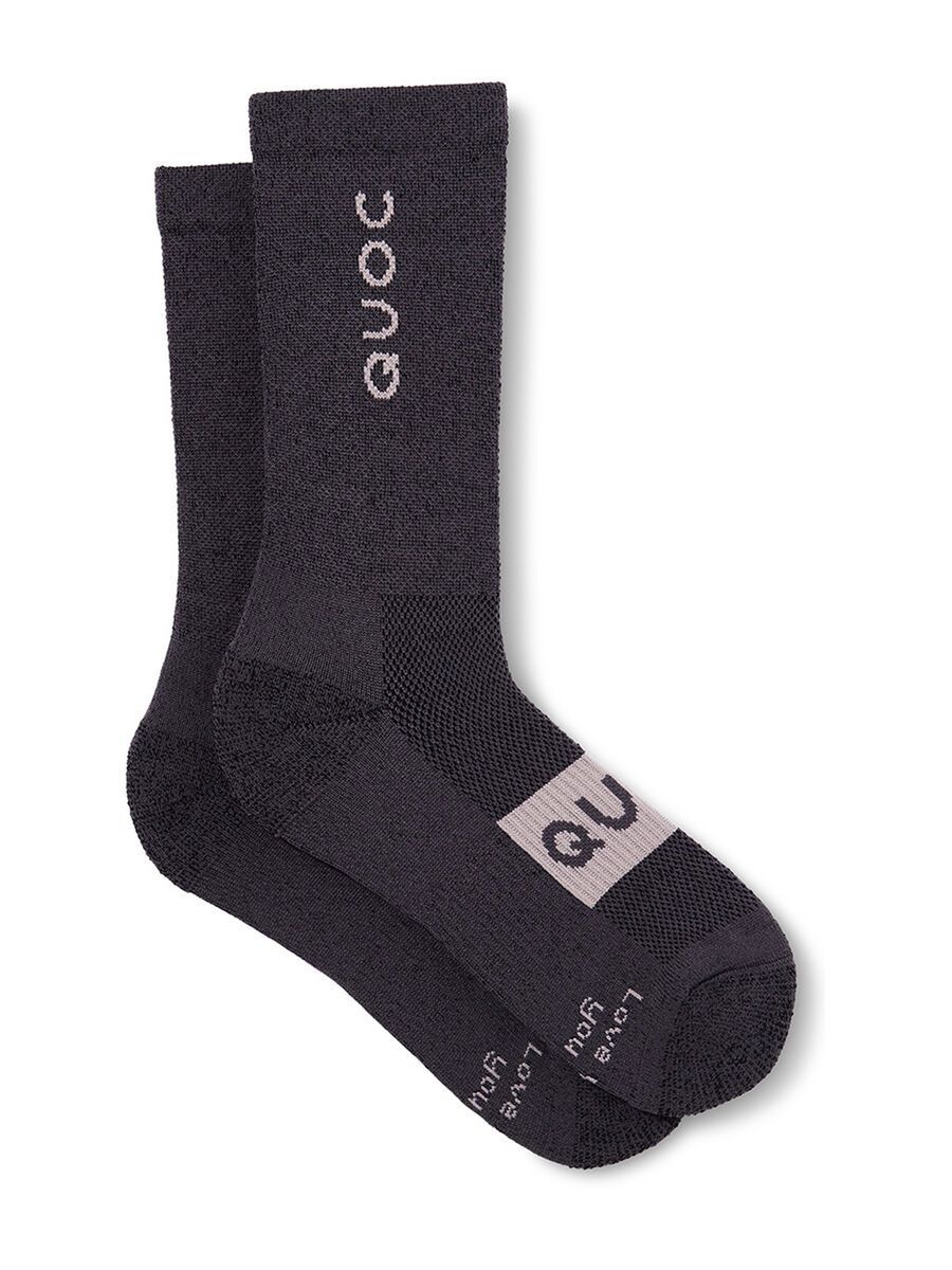 Quoc All Season Merino Wool Socks, charcoal - Bild 1