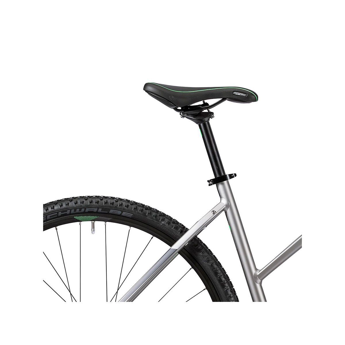 Cube Cross Pro Trapeze, silver grey green - Bild 6