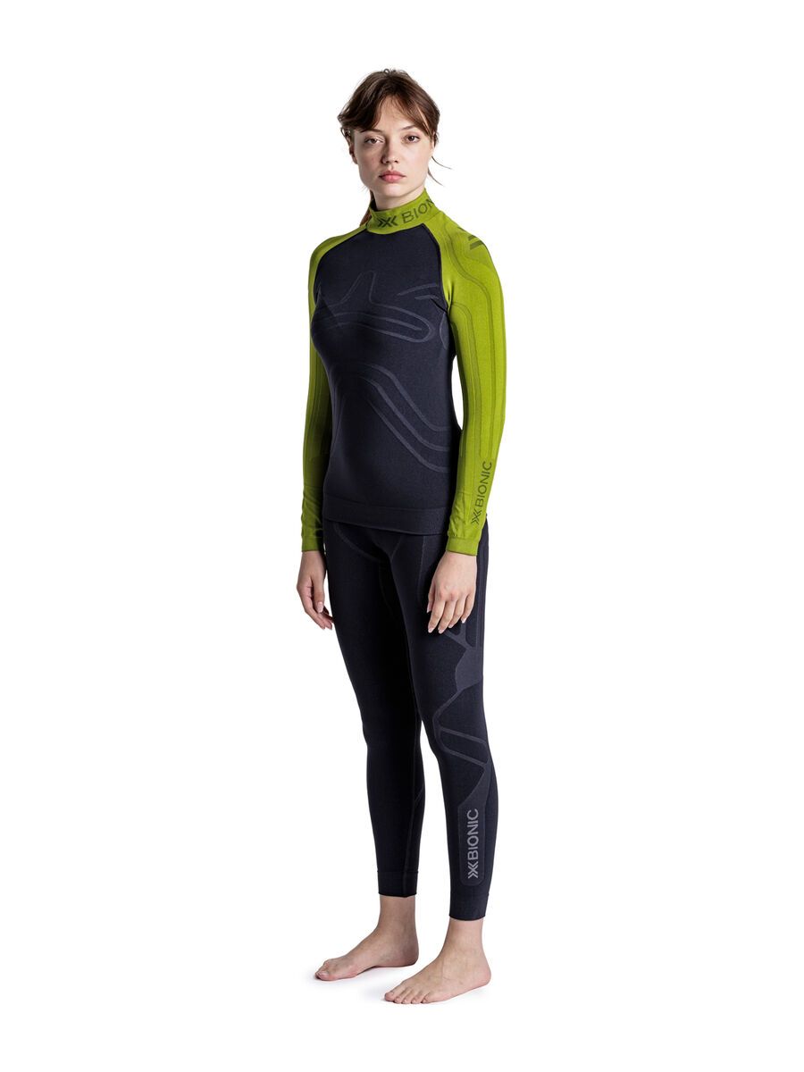 X-Bionic Heatloop Shirt LS Wmn, moss green/x black - Bild 4