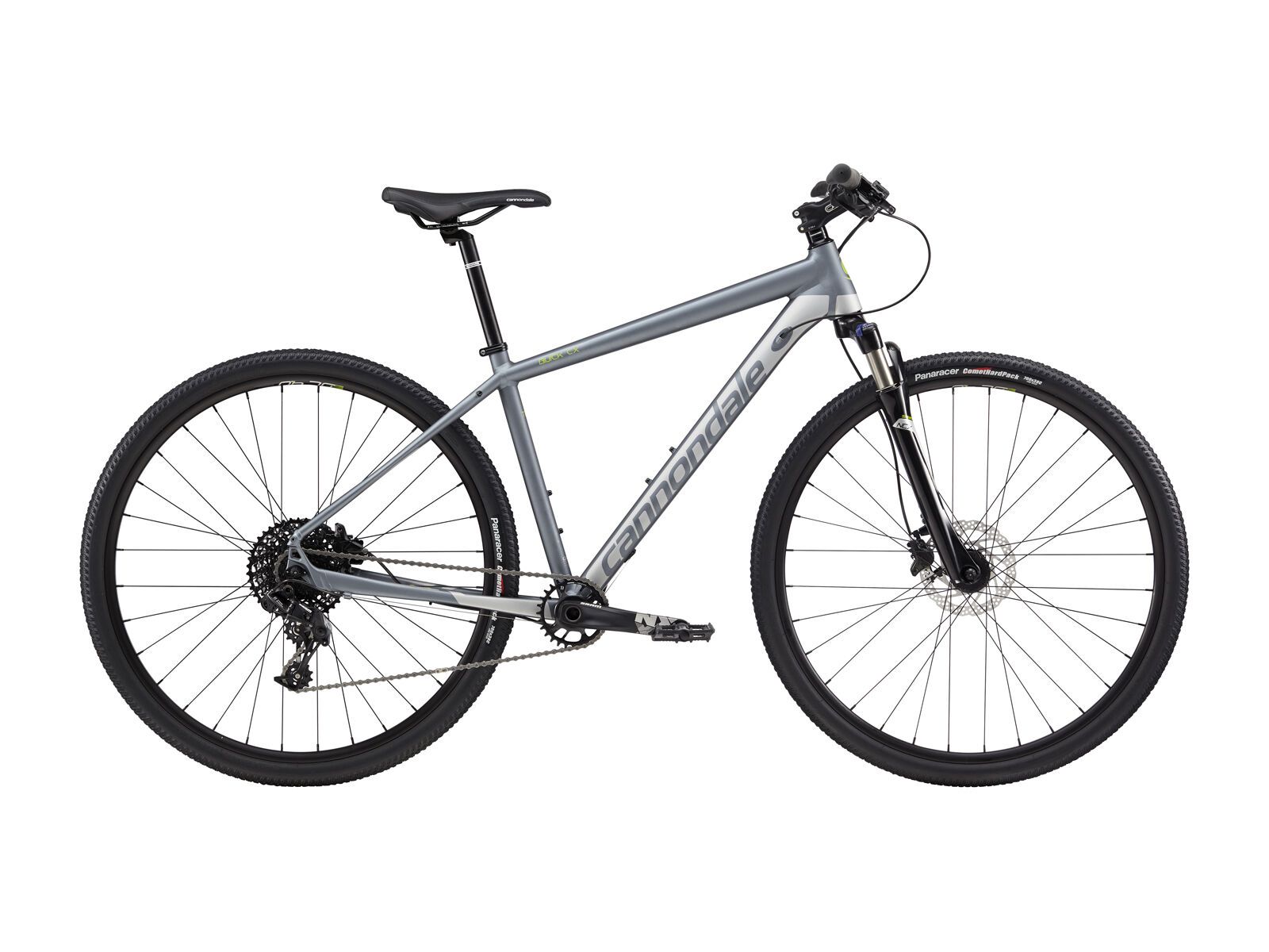 Cannondale Quick CX 2, charcoal gray w/ fine silver and acid green, gloss - GRY - Bild 1