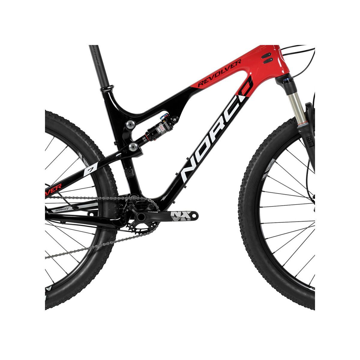 Norco Revolver FS 9.3, black/red/white - Bild 3