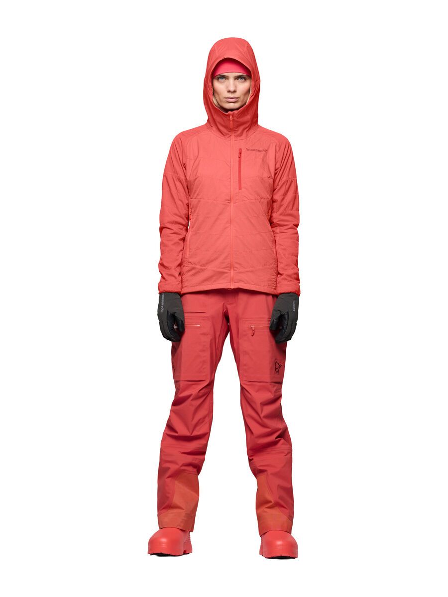 Norrona lyngen thermo100active Zip Hood W's, deep sea coral - Bild 4