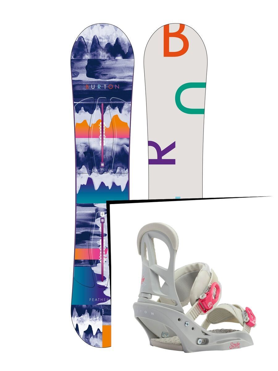 Set: Burton Feather 2016 +  Scribe EST (1191365S) - Bild 1