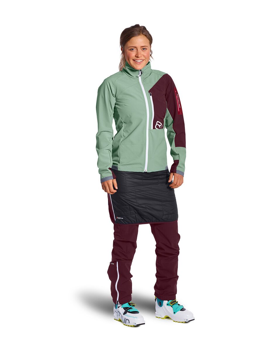 Ortovox Swisswool Piz Boè Skirt W, black raven - Bild 3