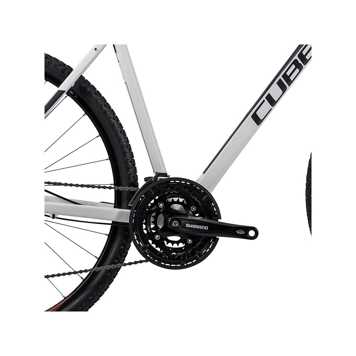 Cube Nature Pro, white black flashred - Bild 3