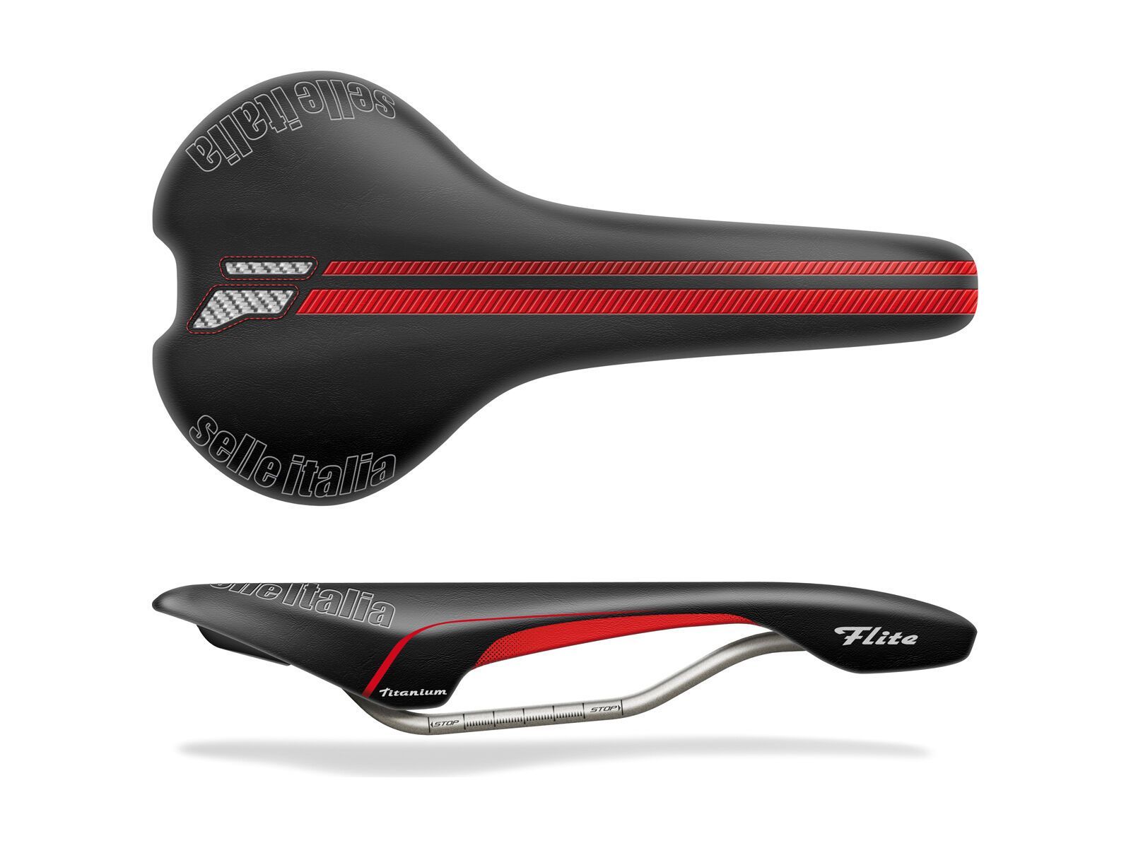 Selle Italia Flite, black/red - Bild 3