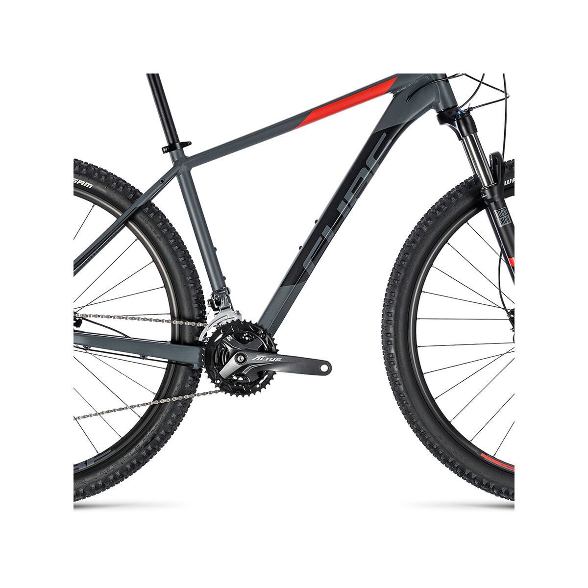 Cube Analog 27.5, grey´n´red - Bild 4