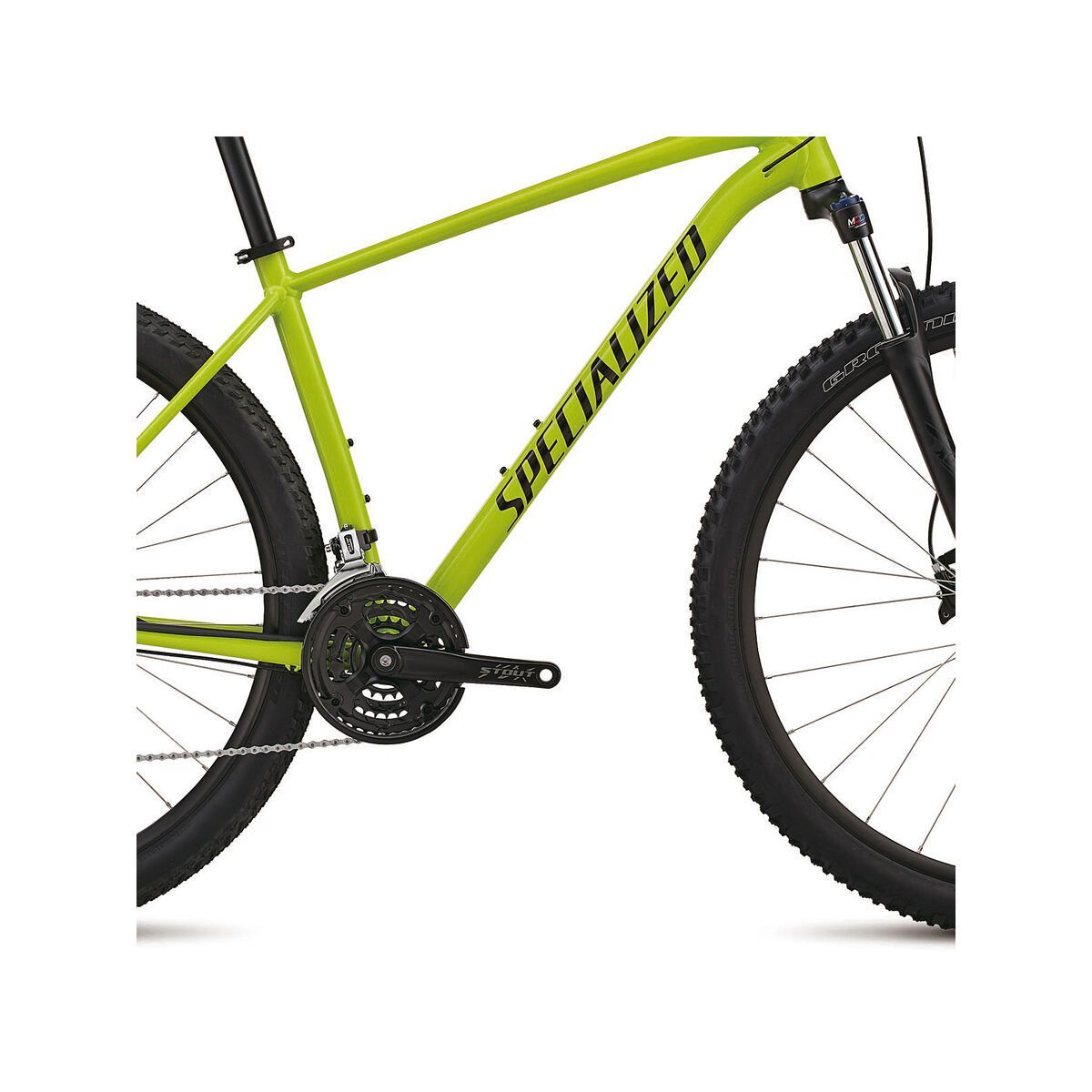 Specialized Rockhopper Sport, gloss hyper green/black/clean - Bild 5