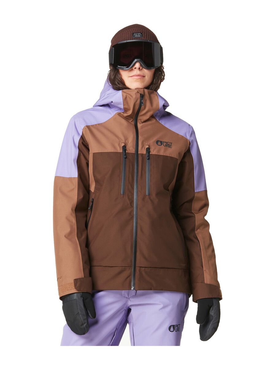 Picture Exa Jkt, paisley cocoa chicory - Bild 1