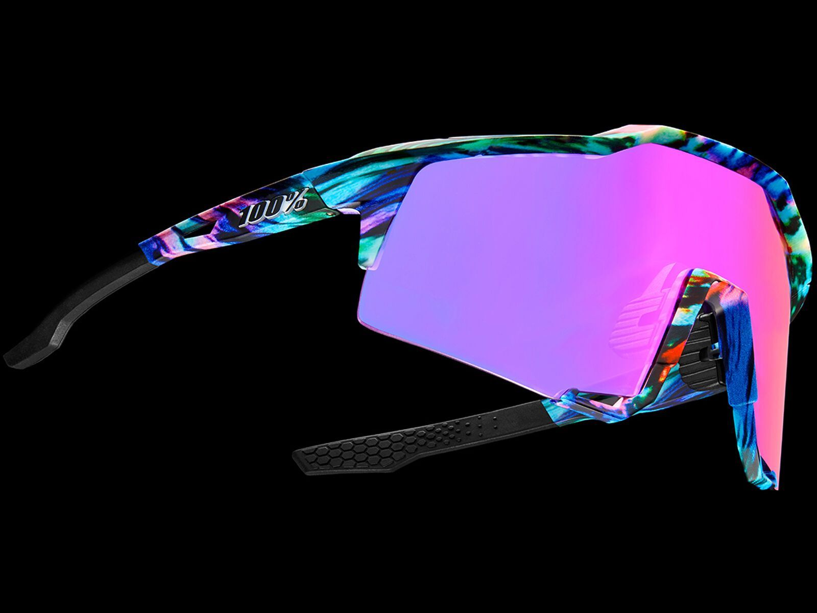 100% Speedcraft Peter Sagan LE - HiPER Purple ML Mirror, soft tact tie dye - Bild 4