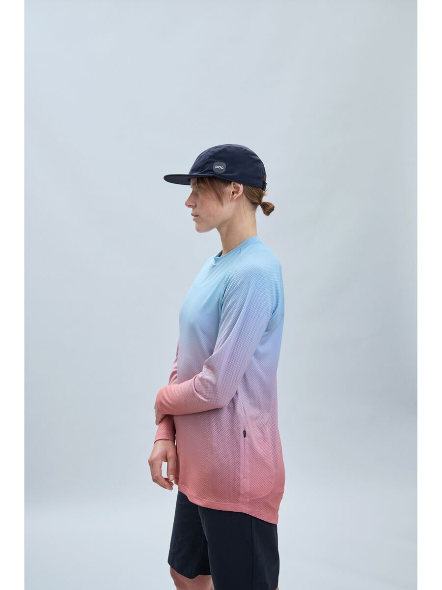 POC W's Essential MTB Lite LS Jersey, gradient rock salt - Bild 4