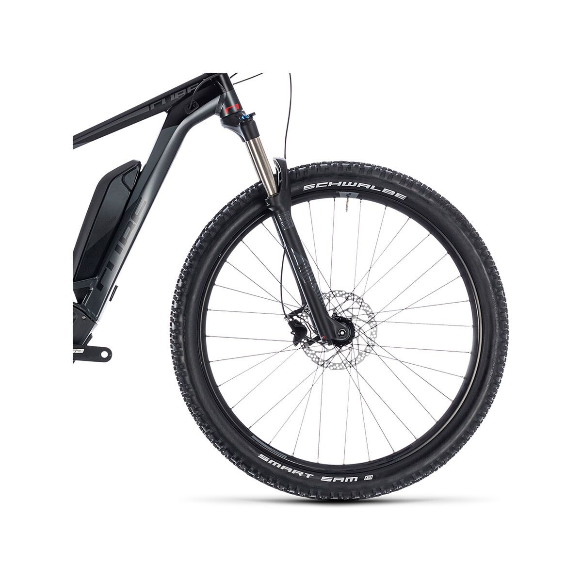 Cube Stereo Hybrid 120 ONE 500 27.5, iridium´n´red - Bild 3