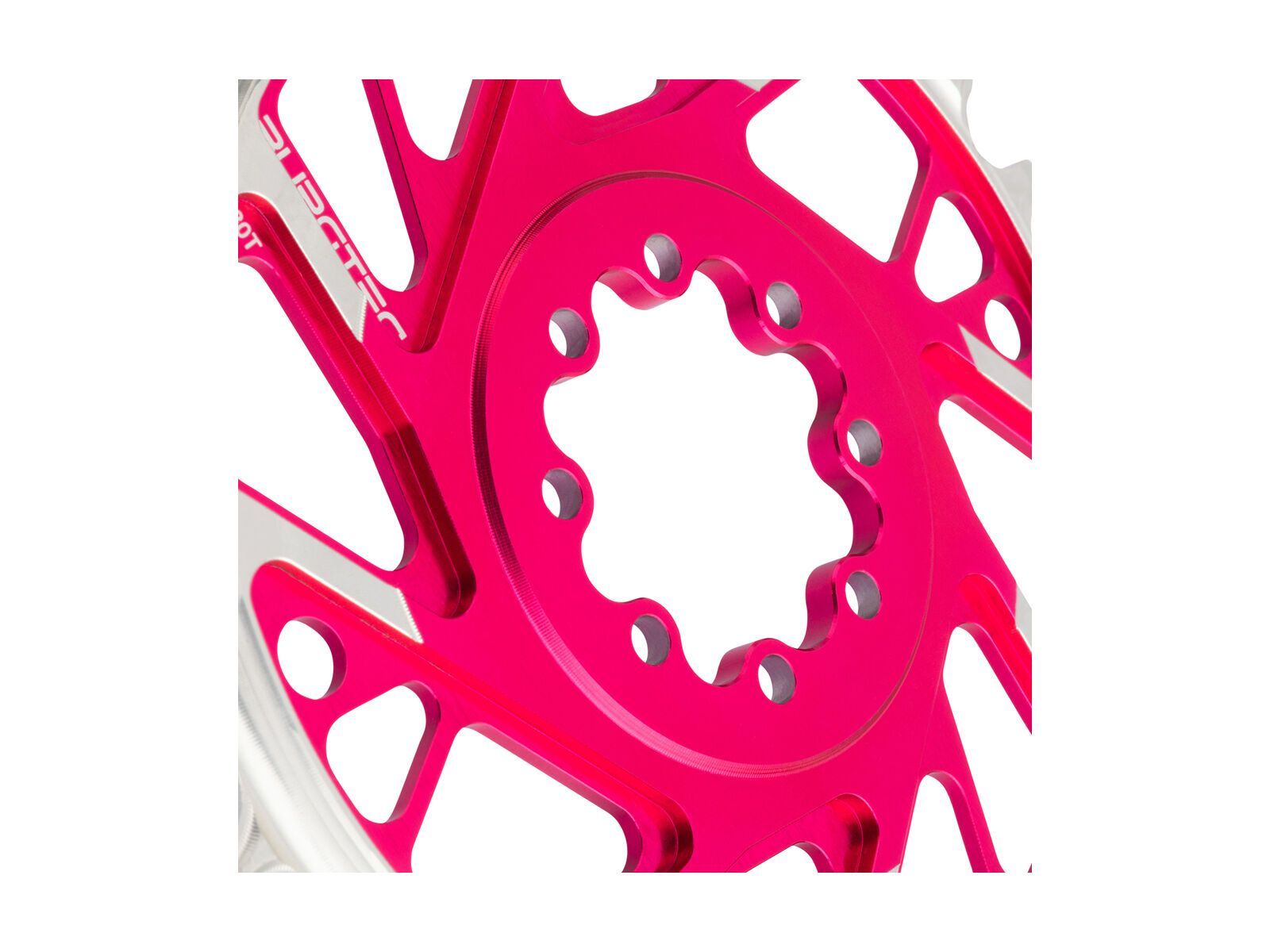 Burgtec 3 mm Offset Thick Thin Chainring SRAM 8-Bolt, toxic barbie pink - Bild 6