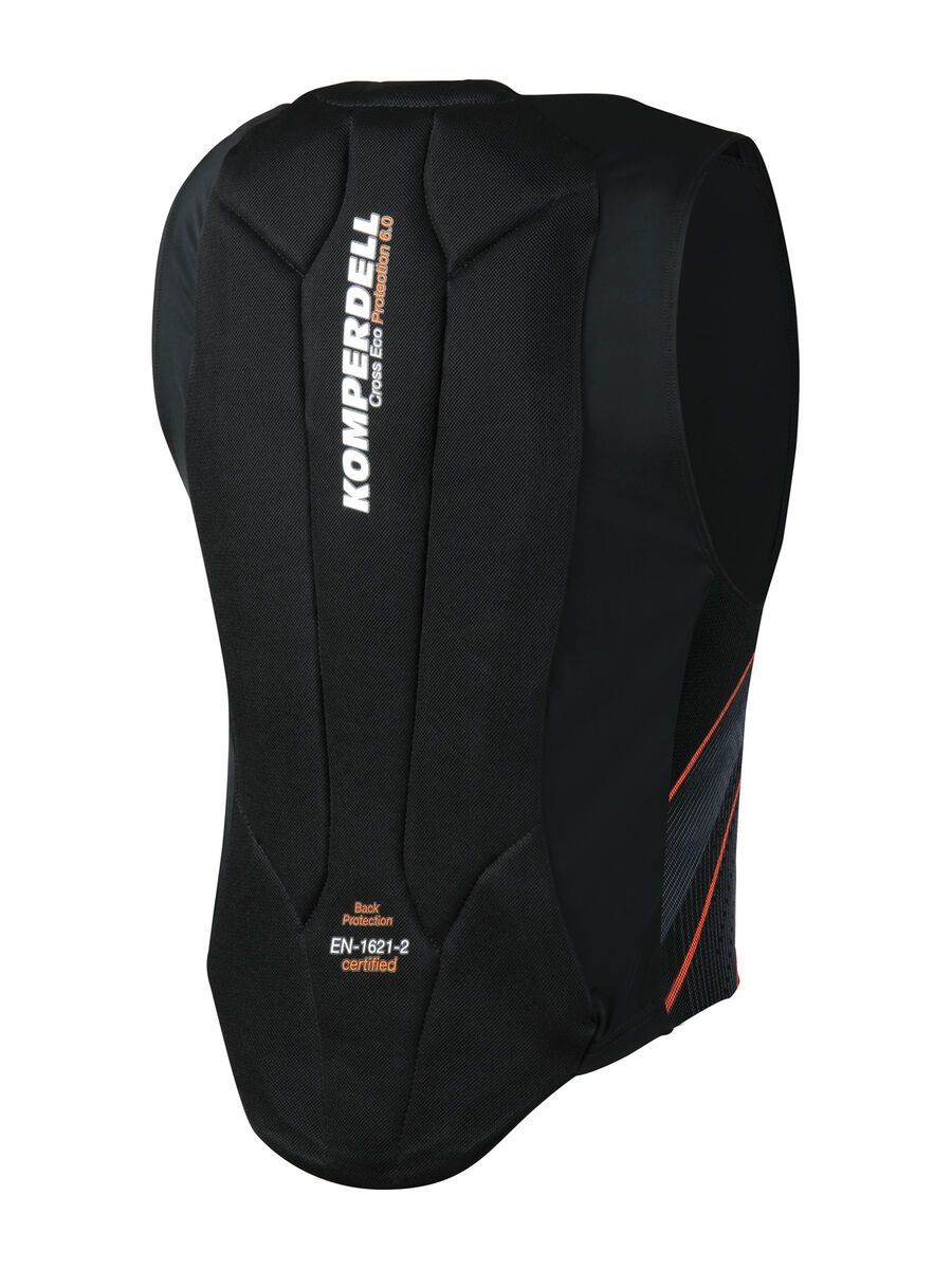 Komperdell Cross Eco Vest Men, schwarz-orange - Bild 2