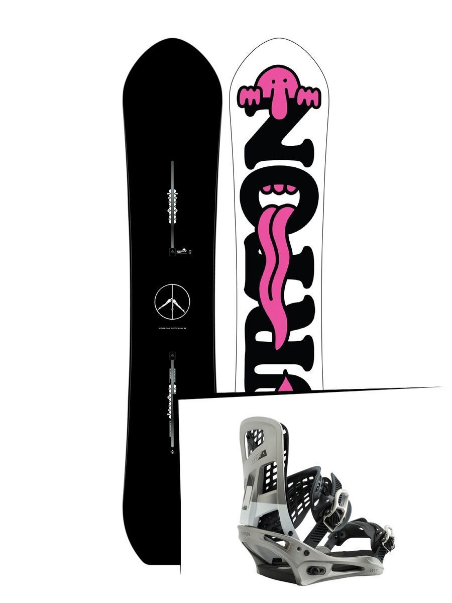 Set: Burton Kilroy Custom 2019 + Burton Genesis super silver - Bild 1