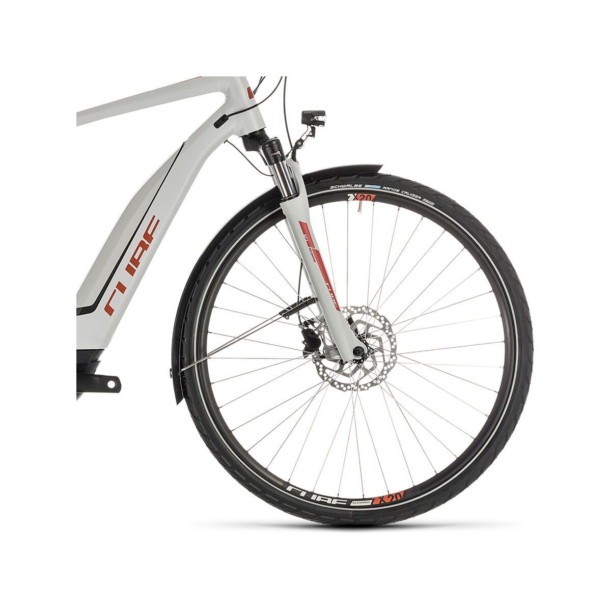 Cube Touring Hybrid 400, grey´n´orange - Bild 2