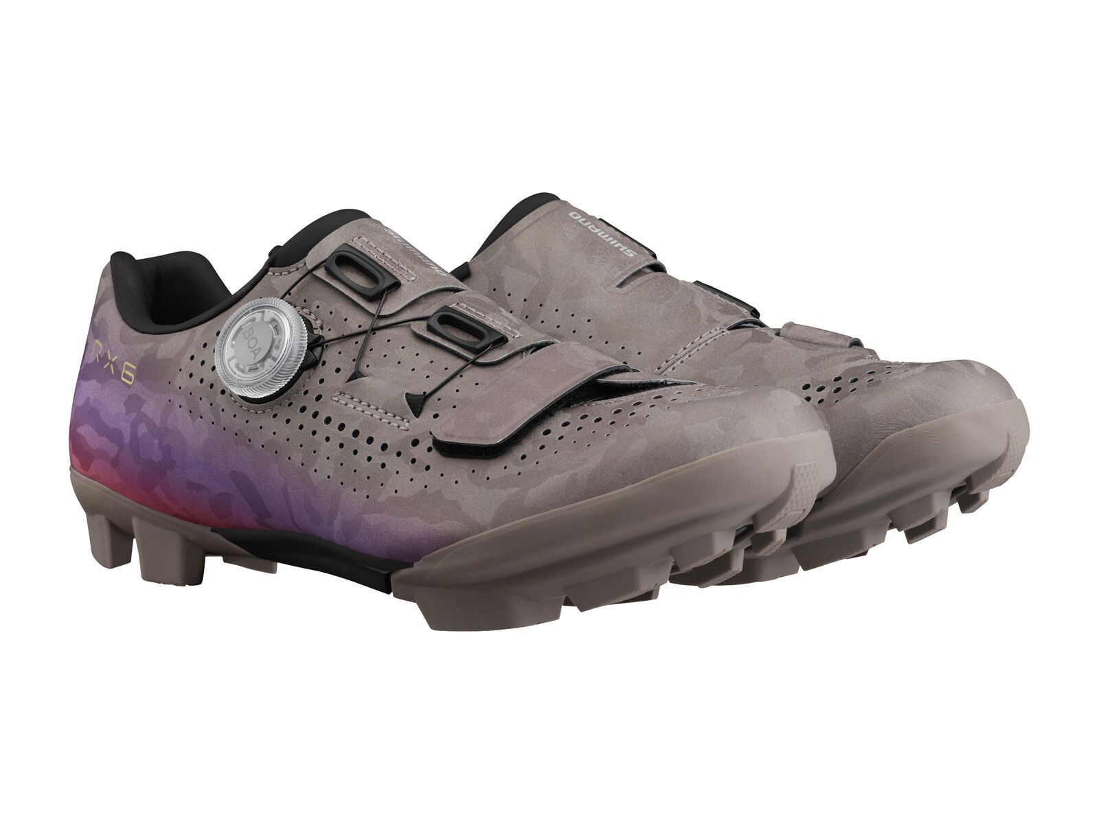 Shimano SH-RX600W Gravel Womens, gray/purple - Bild 1