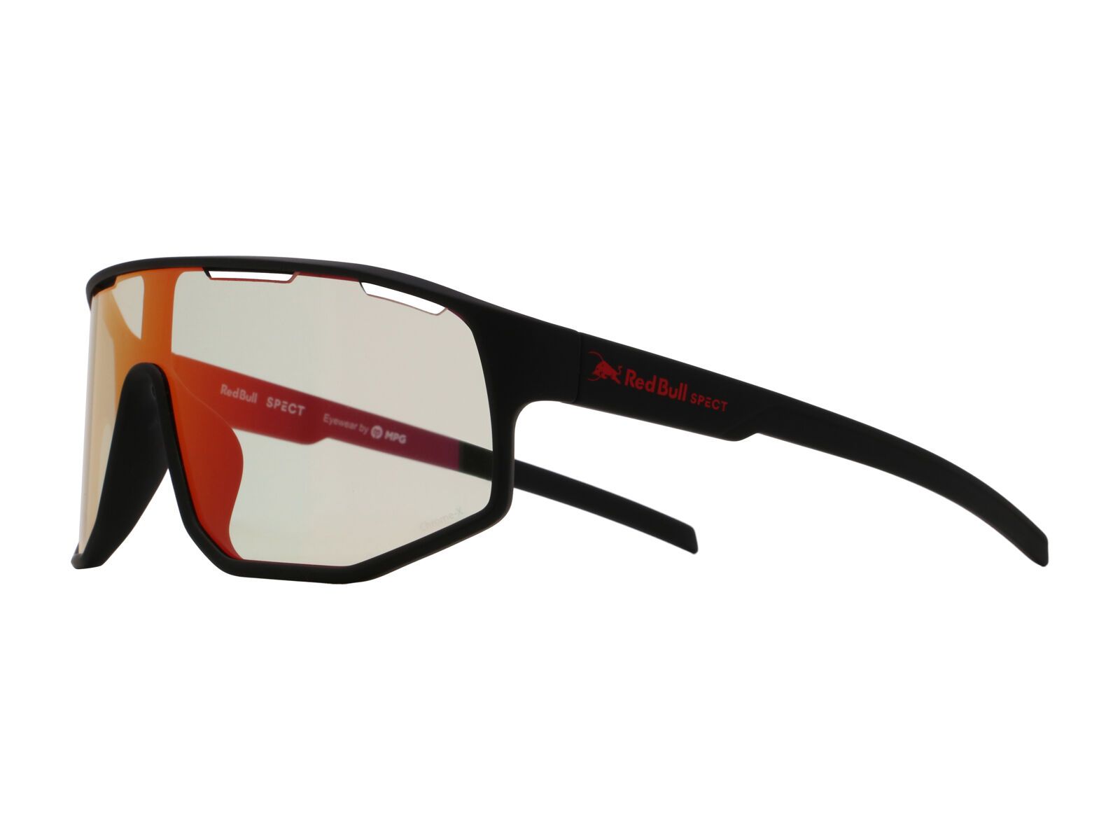 Red Bull Spect Eyewear Dash, Photochromic/Red Mirror / soft touch black - Bild 5