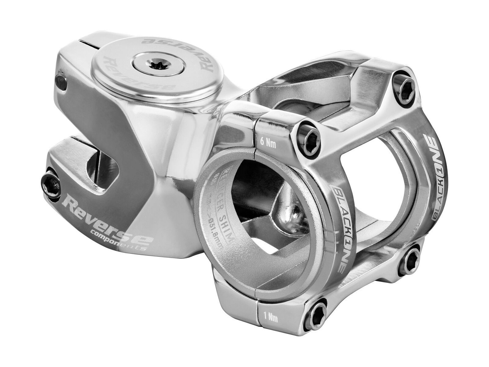 Reverse Black-One D-2 Titan - 31,8 & 35 mm, silver - Bild 2