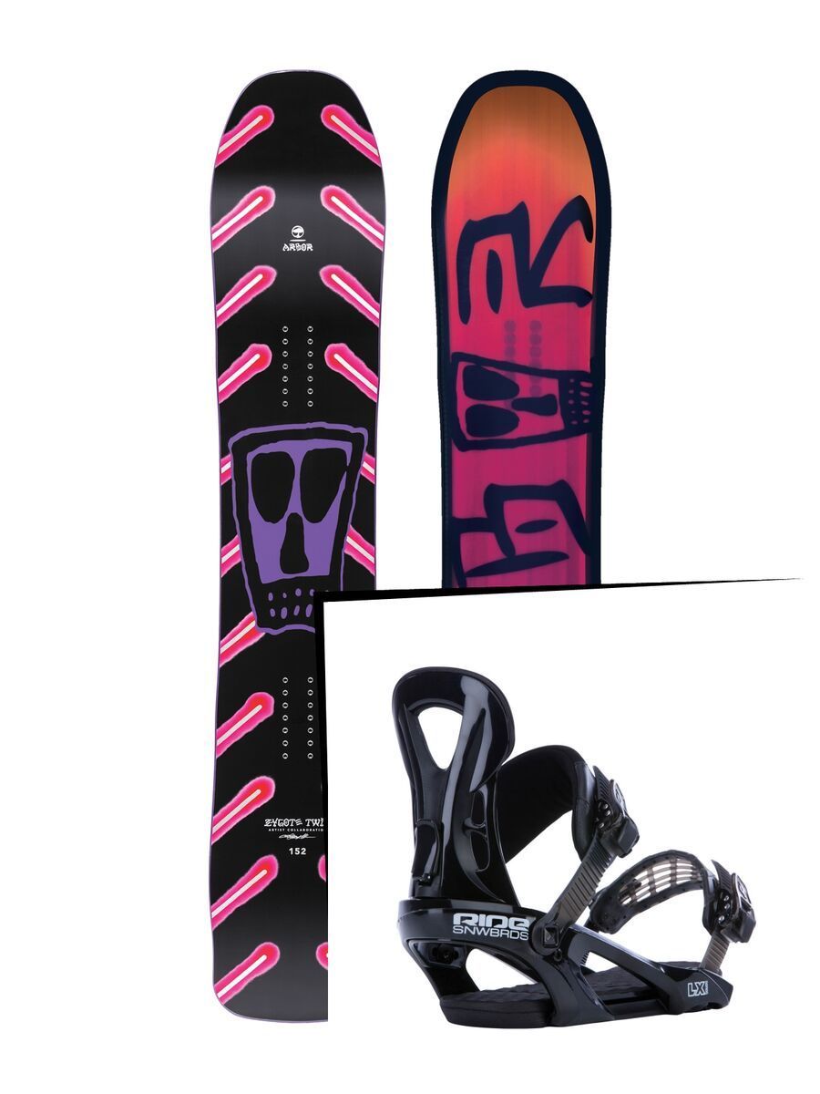 Set: Arbor Zygote Twin 2017 + Ride LX (1178197S) - Bild 1
