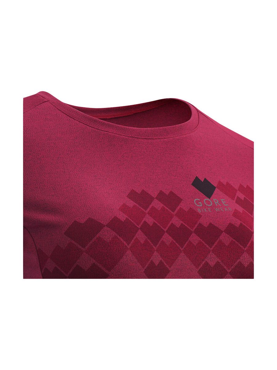 Gore Bike Wear E Lady Digi Heart Shirt, jazzy pink - Bild 3