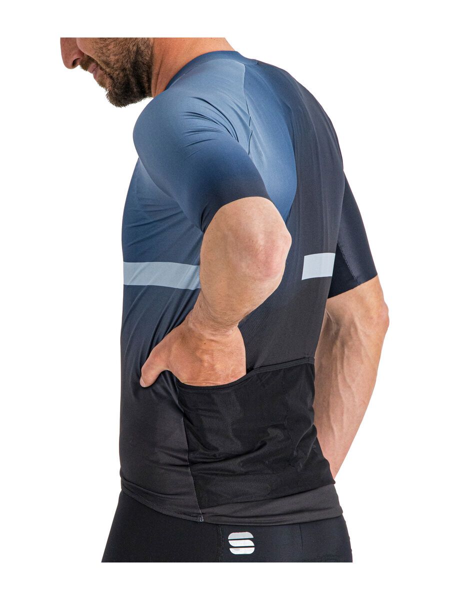 Sportful Bomber Jersey, black galaxy blue - Bild 6