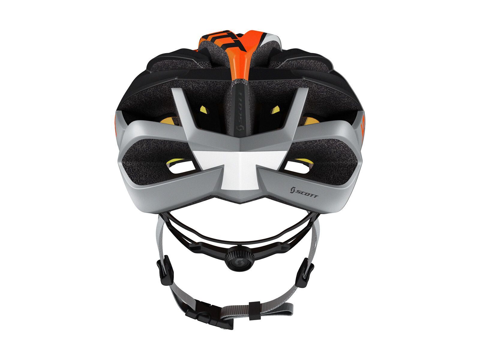 Scott Arx Plus Helmet, grey/orange - Bild 4