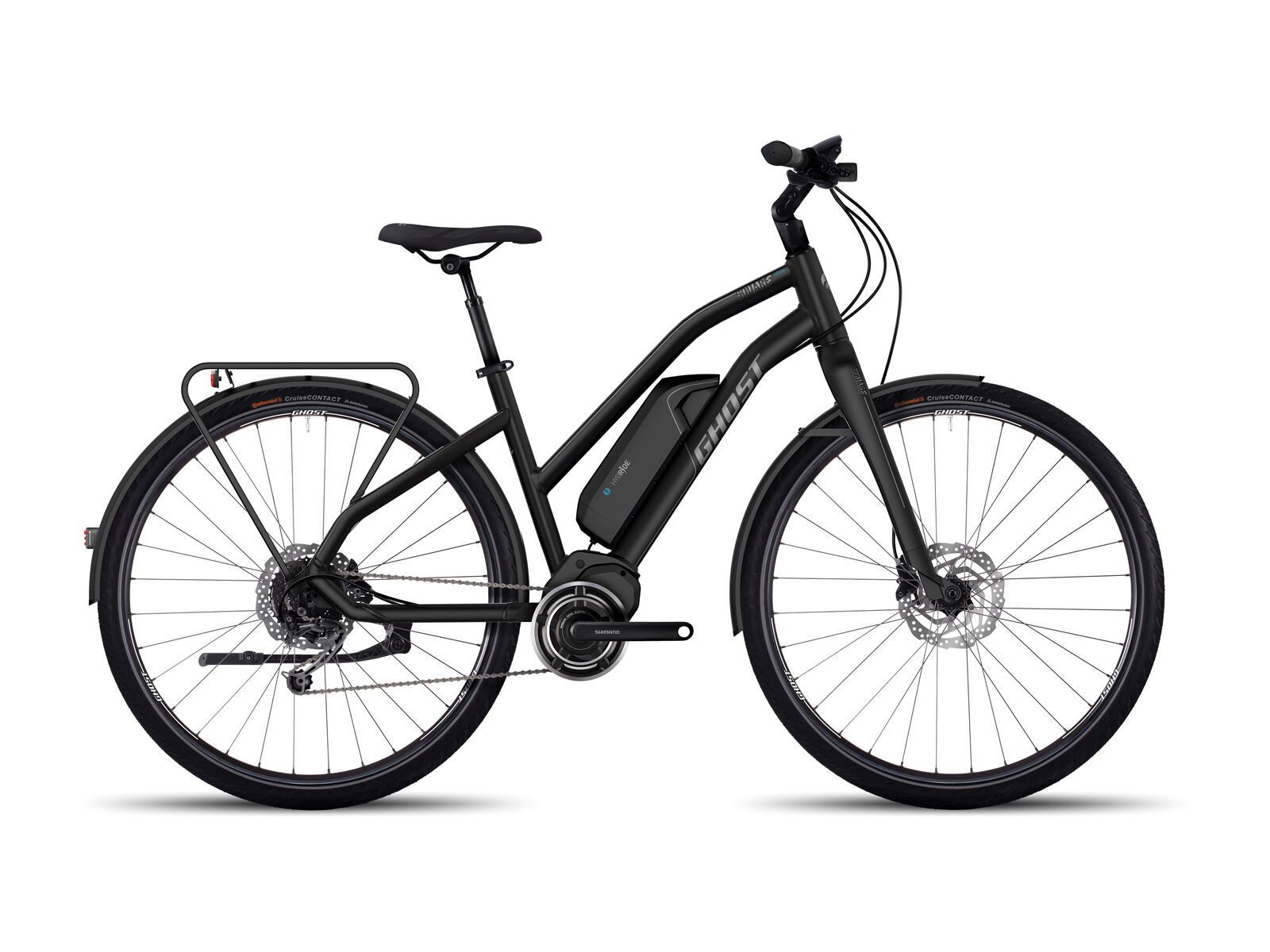 Ghost Hybride Square Trekking 2 W, night black/urban grey/arctic blue - Bild 1