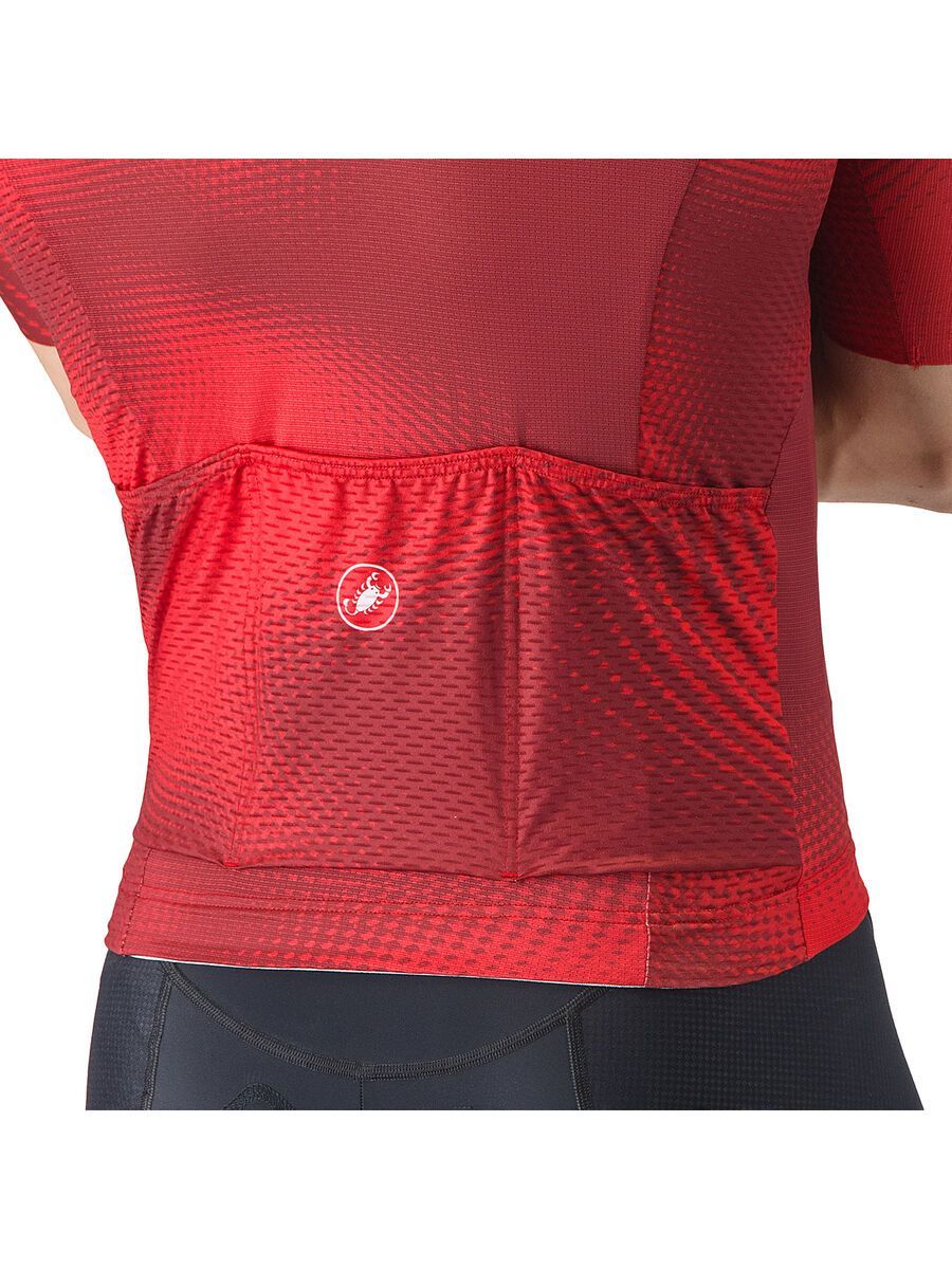 Castelli Vortice Jersey, red/rich red - Bild 4