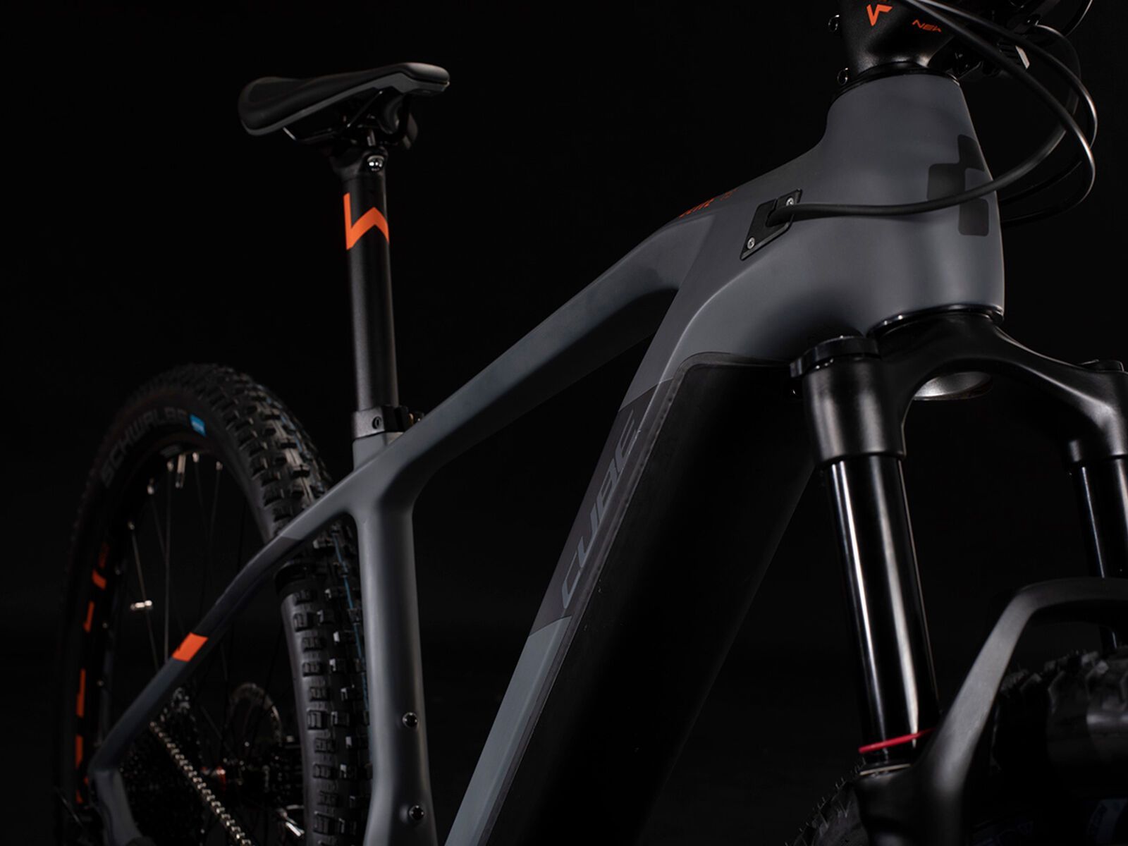 Cube Elite Hybrid C:62 Race 29, grey´n´orange - Bild 7