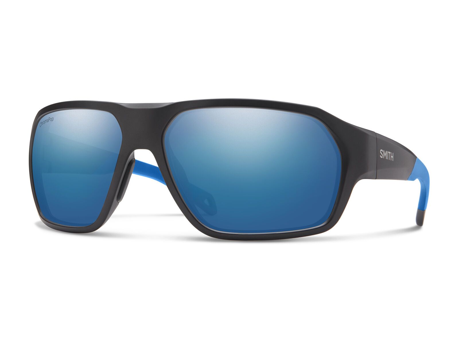 Smith Deckboss - ChromaPop Polarized Blue Mirror, matte black blue - Bild 1
