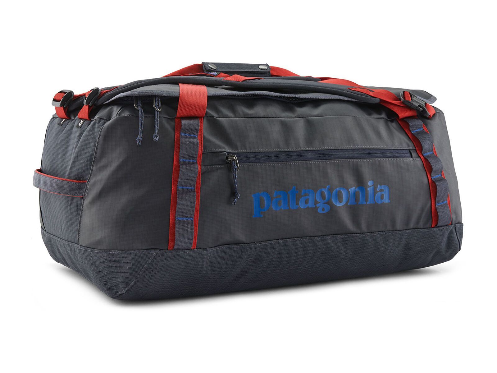Patagonia Black Hole Duffel 55L, smolder blue w/amanita red - Bild 1