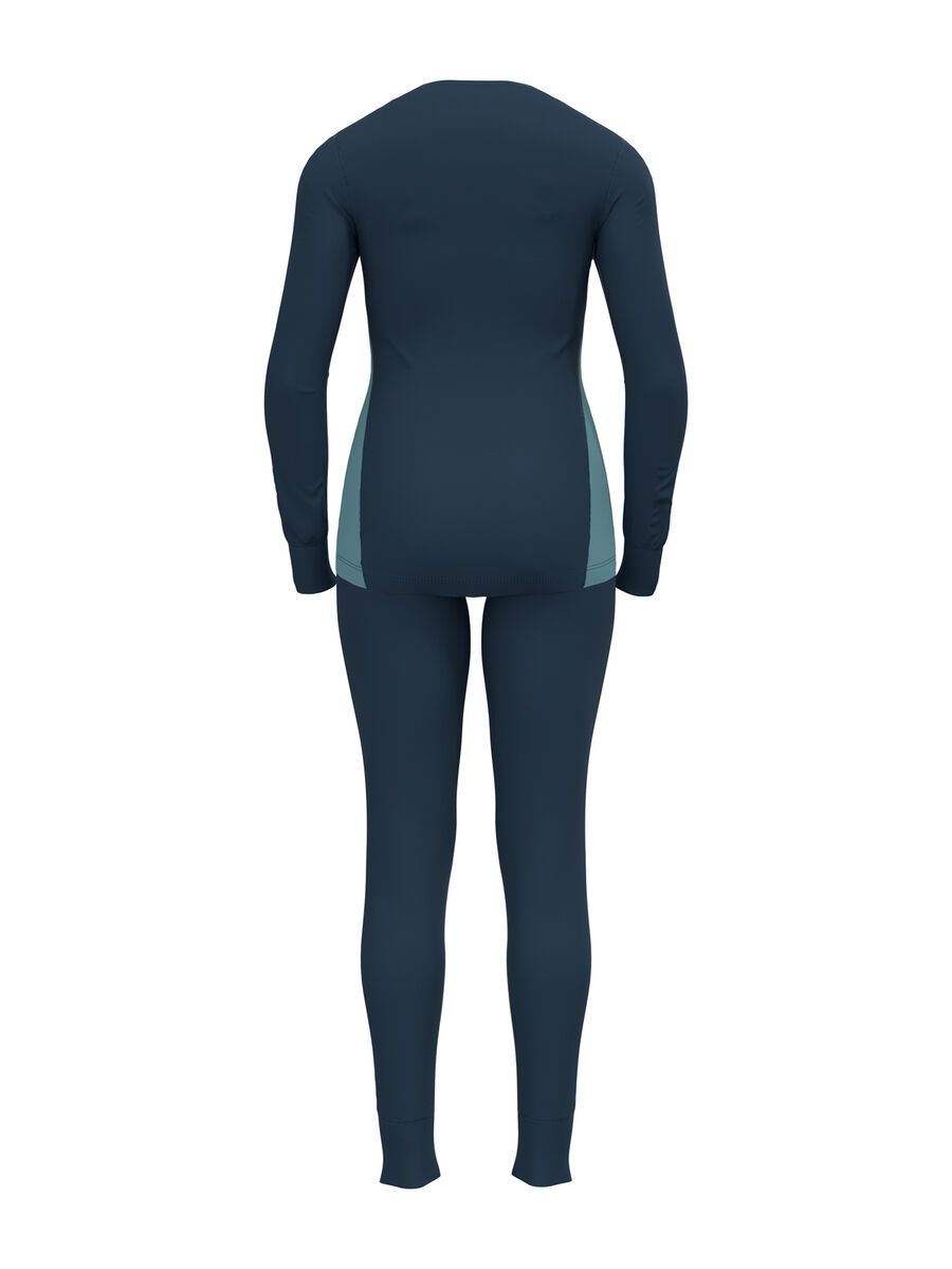 Odlo Active Warm Eco Base Layer Set Women's, blue wing teal/reef waters - Bild 2