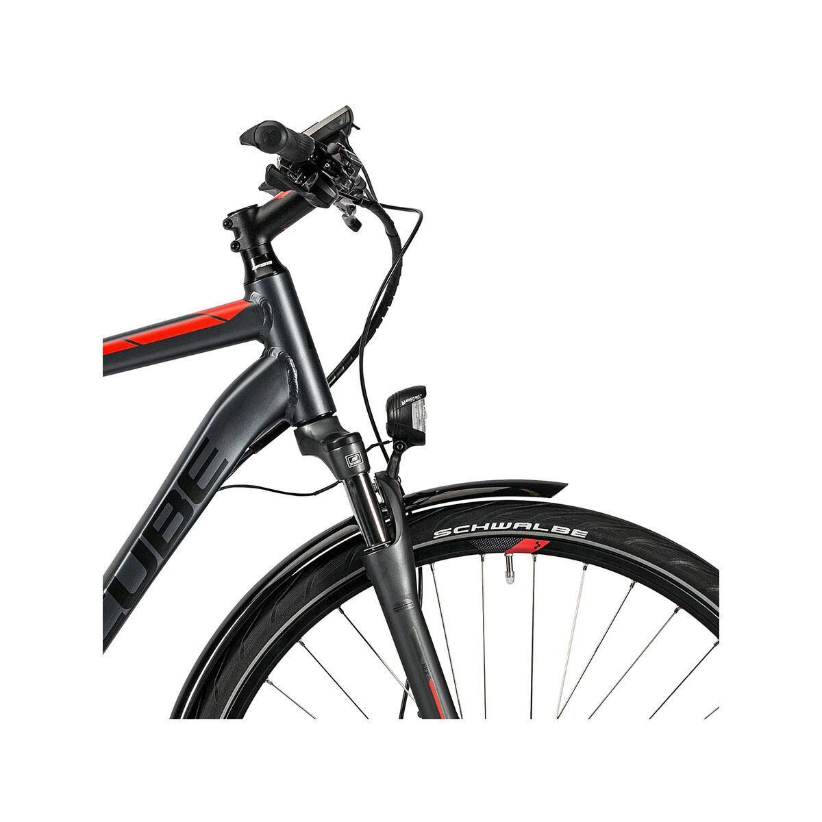 Cube Touring Hybrid 400, grey´n´red - Bild 5